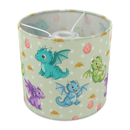 Sage Dragons lampshade - 20cm x 18.5cm Ceiling - main photo