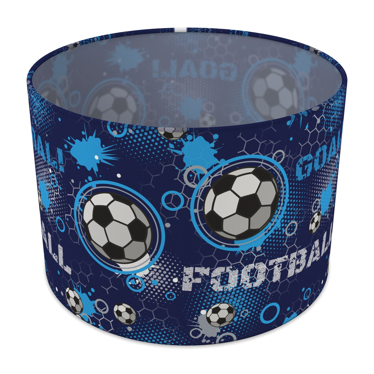 Navy Football Crazy lampshade - 30cm x 21cm Table