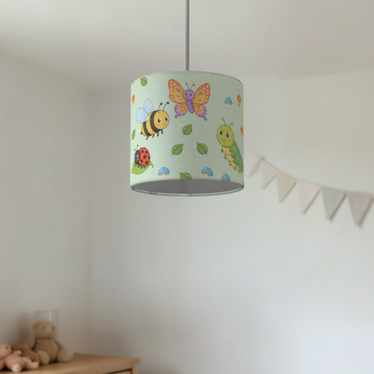 Meadow Garden Bugs lampshade - 20cm x 18.5cm Ceiling - photo 2