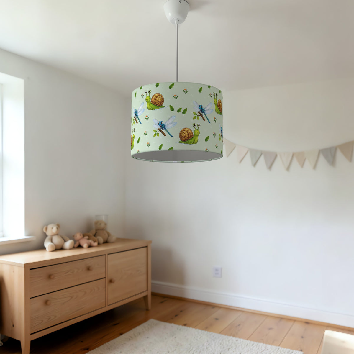 Meadow Bug Friends lampshade - 20cm x 18.5cm Ceiling - photo 3