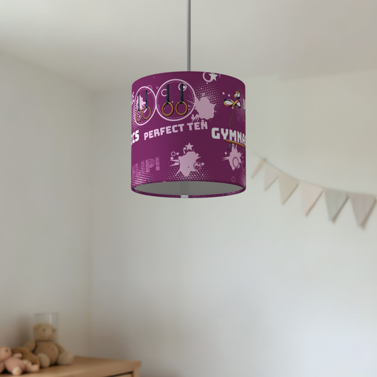 Berry Gymnastics Star lampshade - 20cm x 18.5cm Ceiling - photo 2