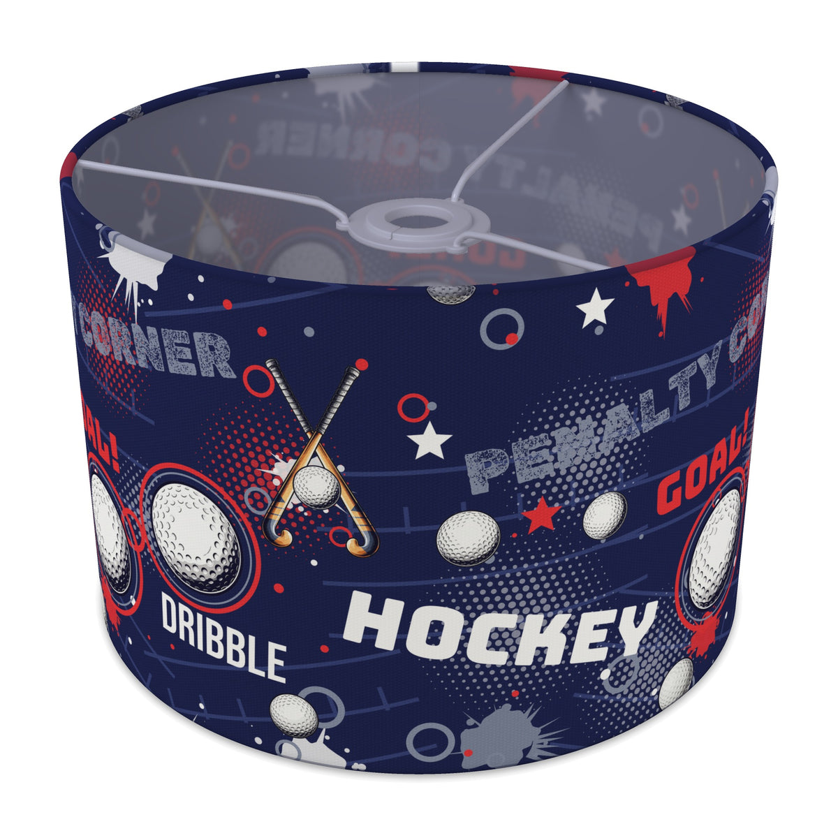 Navy Hockey Hero lampshade - 30cm x 21cm Ceiling