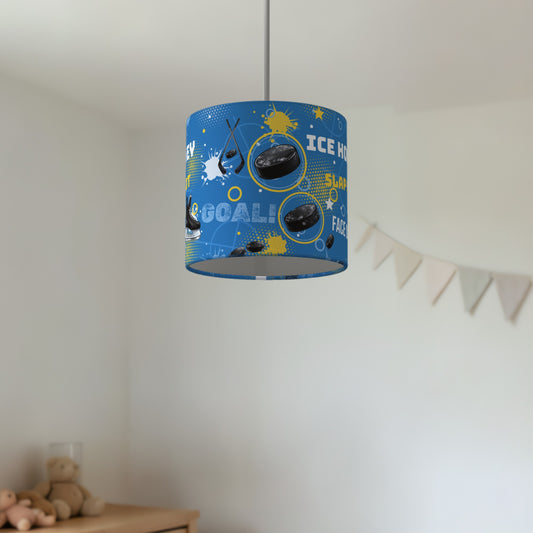 Sky Ice Hockey Face lampshade - 20cm x 18.5cm Ceiling - photo 2