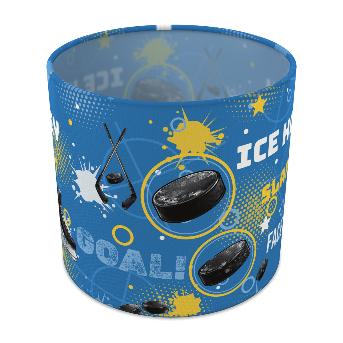 Sky Ice Hockey Face lampshade - 20cm x 18.5cm Table