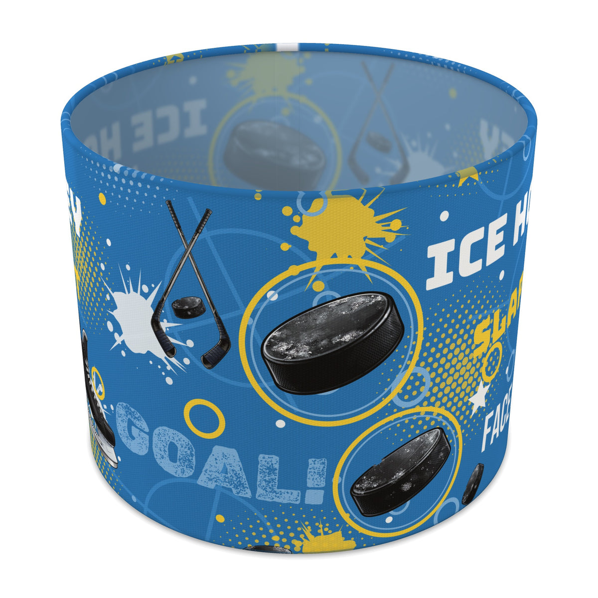 Sky Ice Hockey Face lampshade - 25cm x 20cm Table