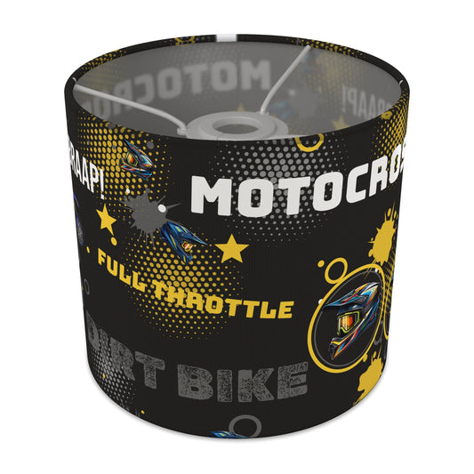 Black Full Throttle lampshade - 20cm x 18.5cm Ceiling - main photo