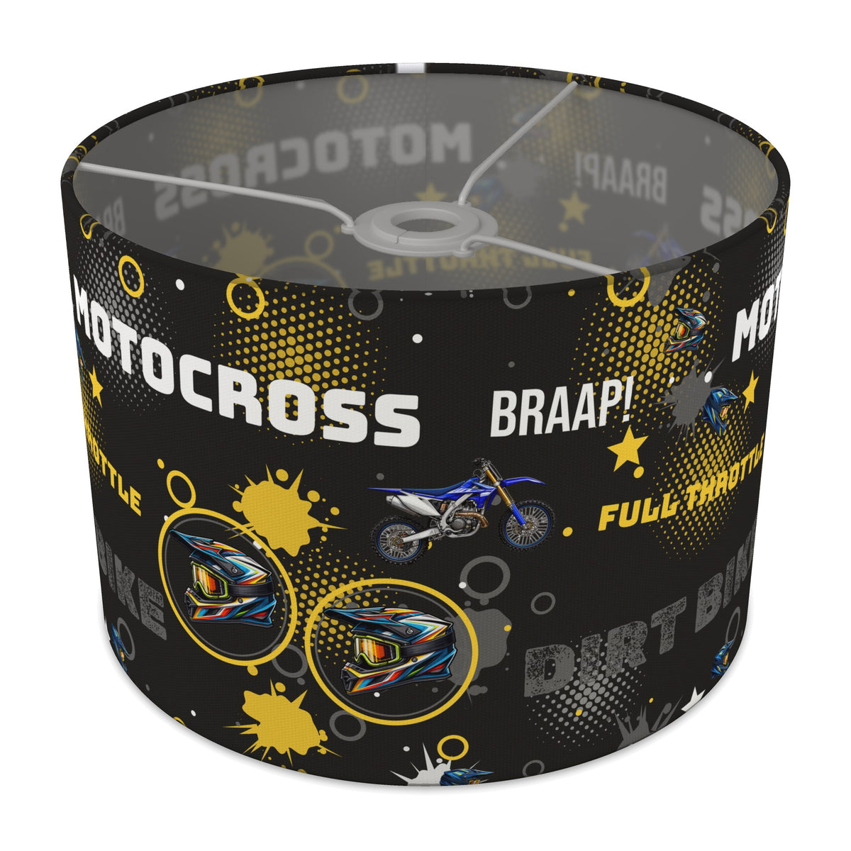 Black Full Throttle lampshade - 30cm x 21cm Ceiling