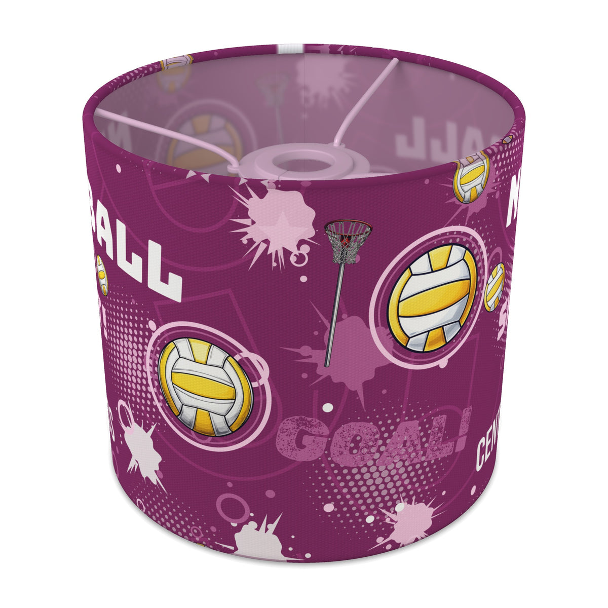 Berry Netball Star lampshade - 20cm x 18.5cm Ceiling - main photo