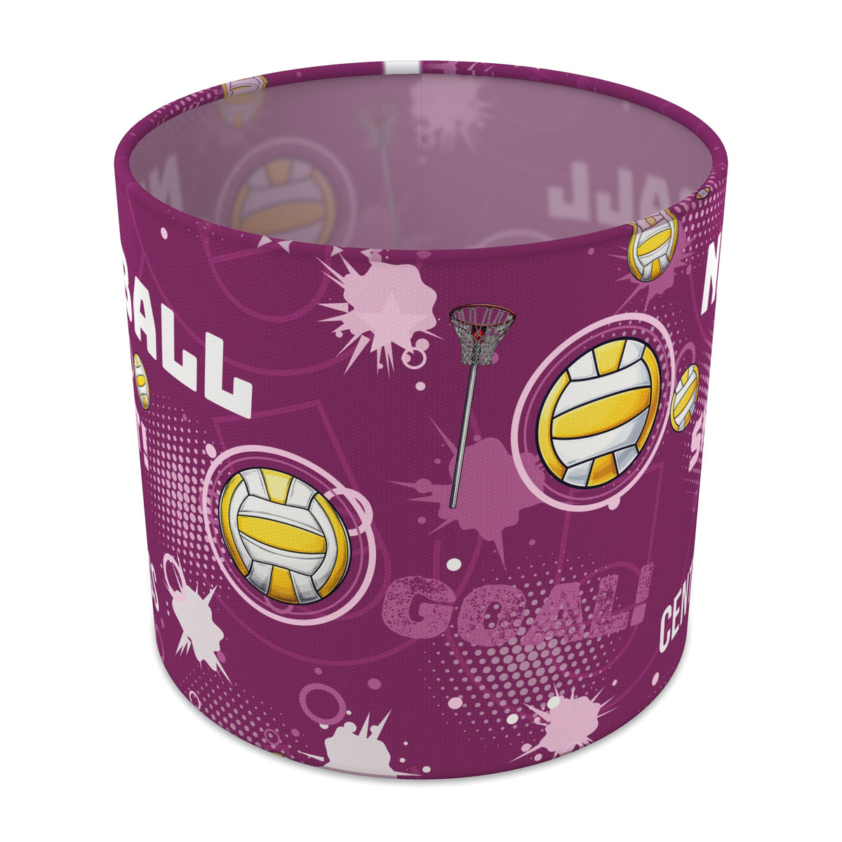Berry Netball Star lampshade - 20cm x 18.5cm Table