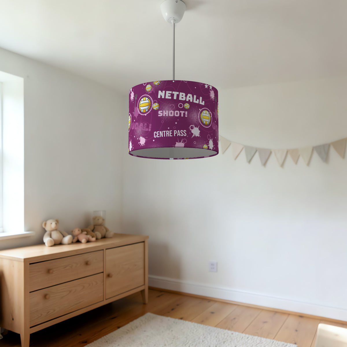 Berry Netball Star lampshade - 20cm x 18.5cm Ceiling - photo 3