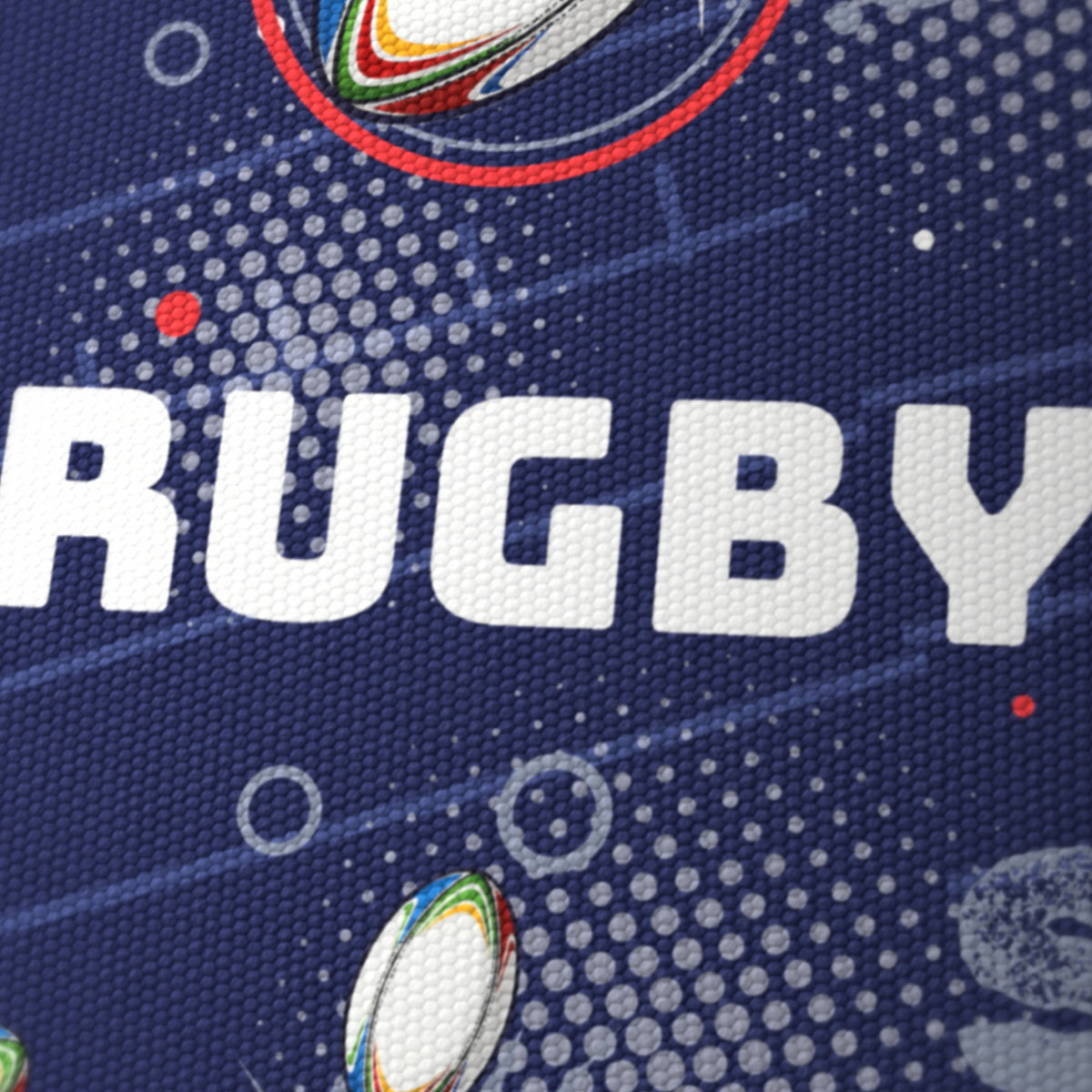 Navy Rugby Crazy lampshade - 20cm x 18.5cm Ceiling - photo 6