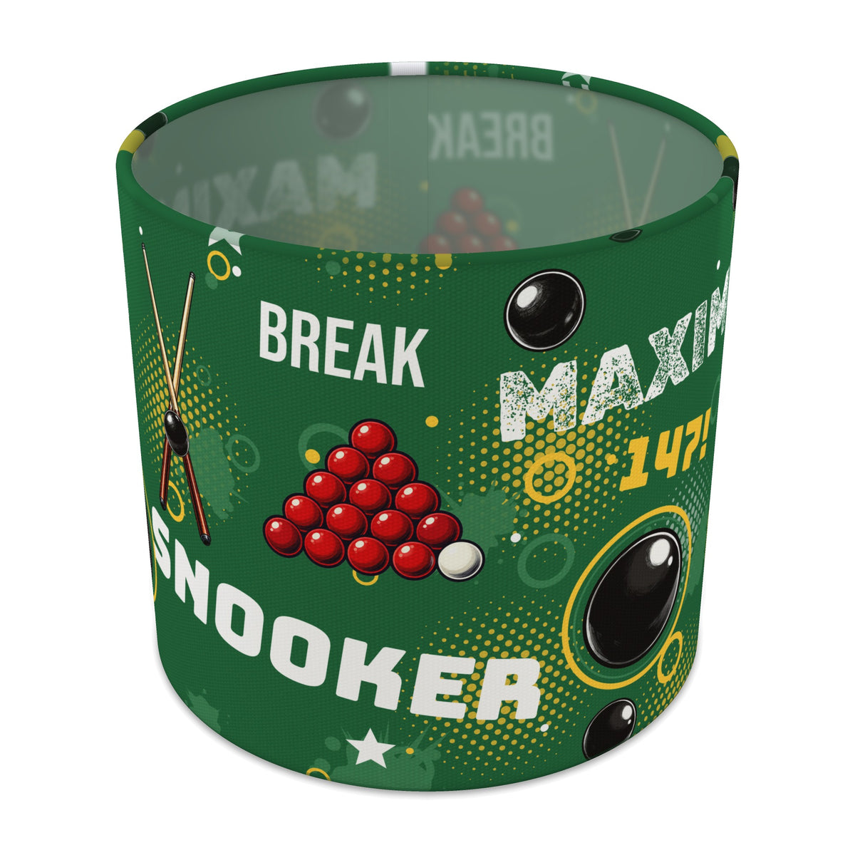 Pitch Snooker Break lampshade - 20cm x 18.5cm Table