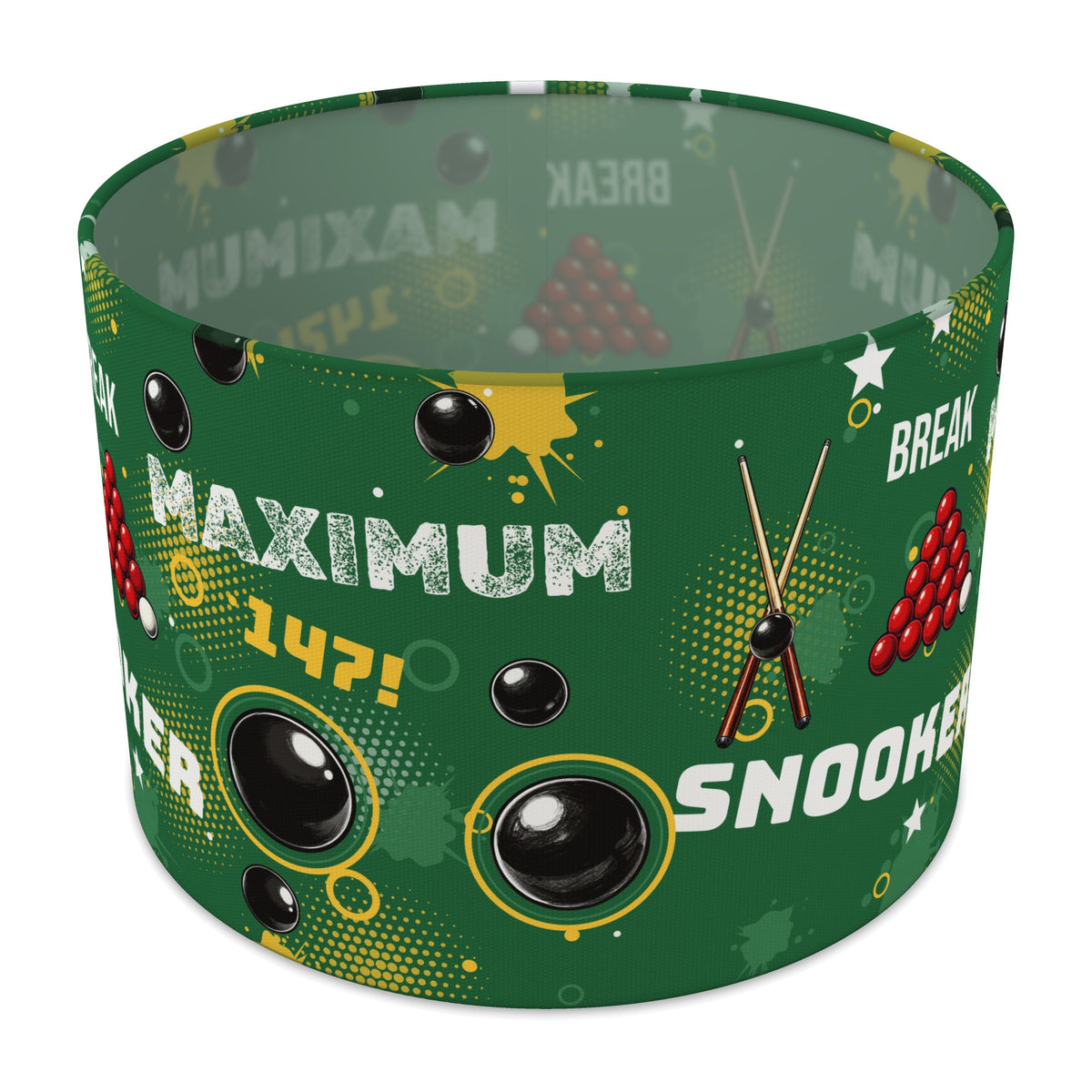 Pitch Snooker Break lampshade - 30cm x 21cm Table