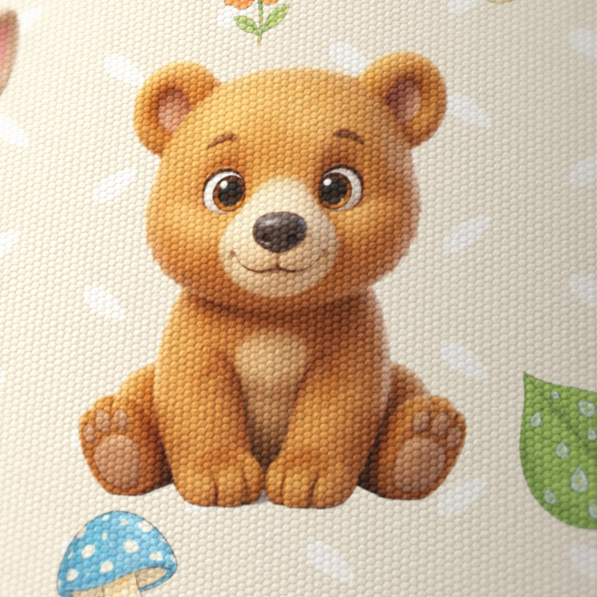 Cream Baby Woodland Friends lampshade - 20cm x 18.5cm Ceiling - photo 6