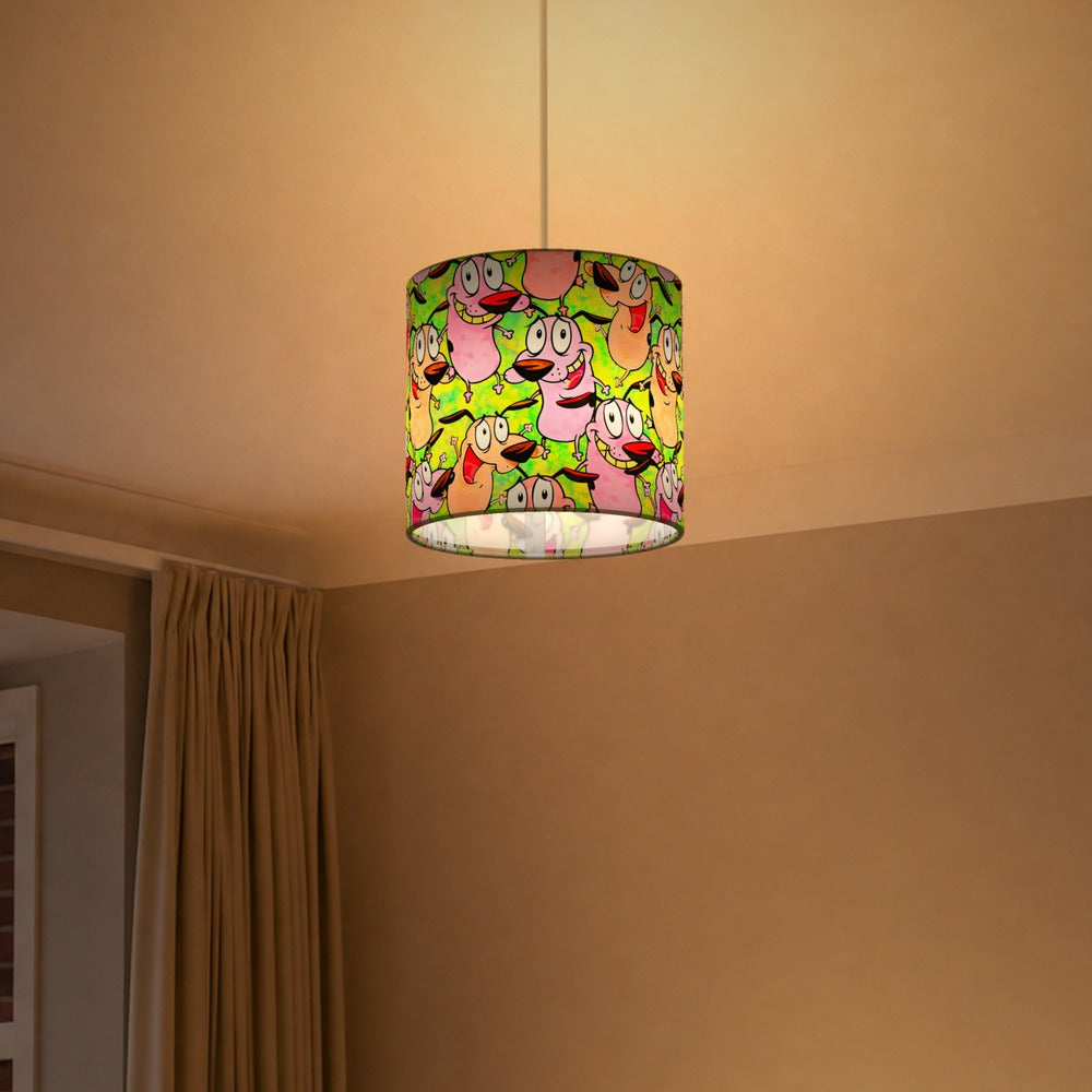 Colorful Cartoon Dog Pattern lampshade