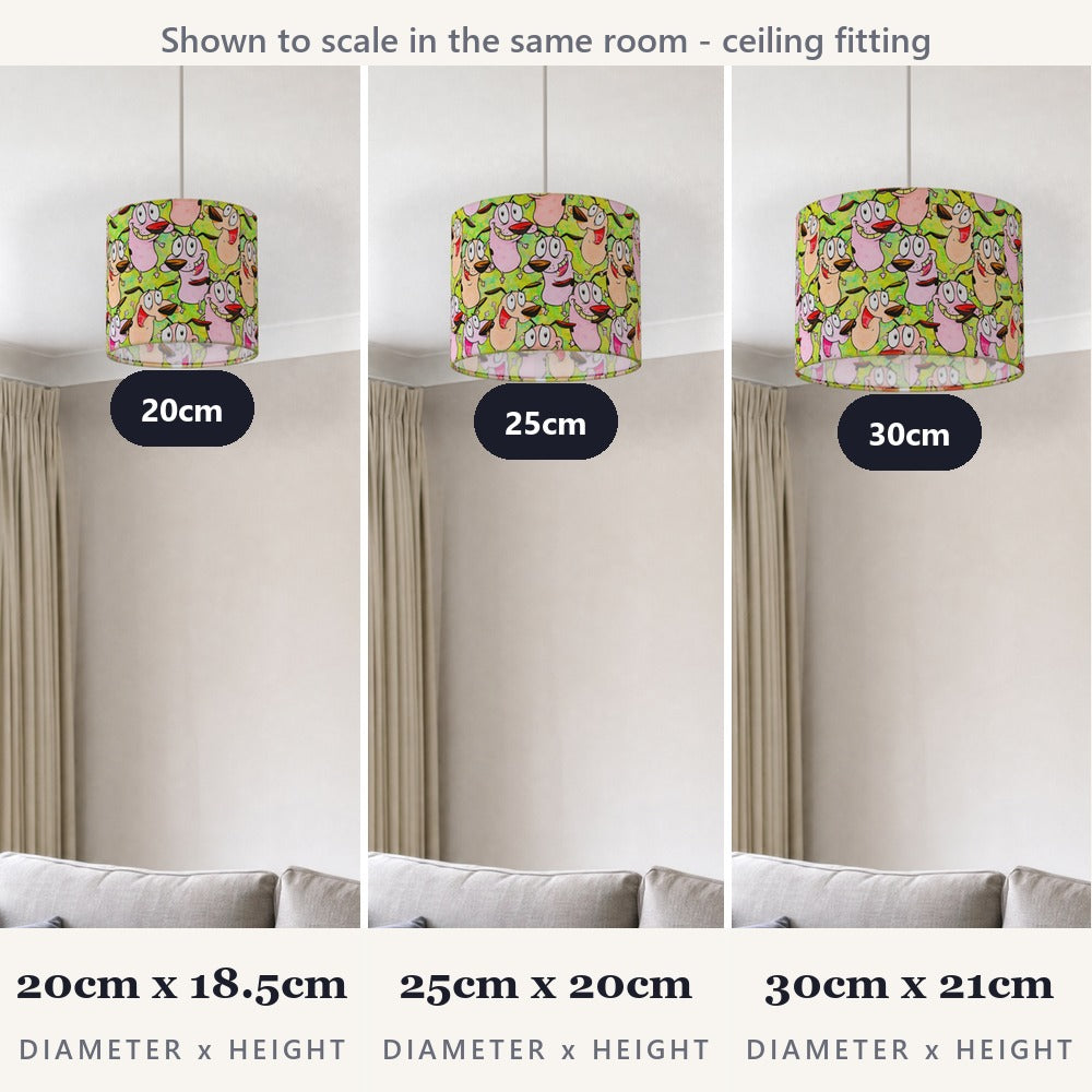 Colorful Cartoon Dog Pattern lampshade