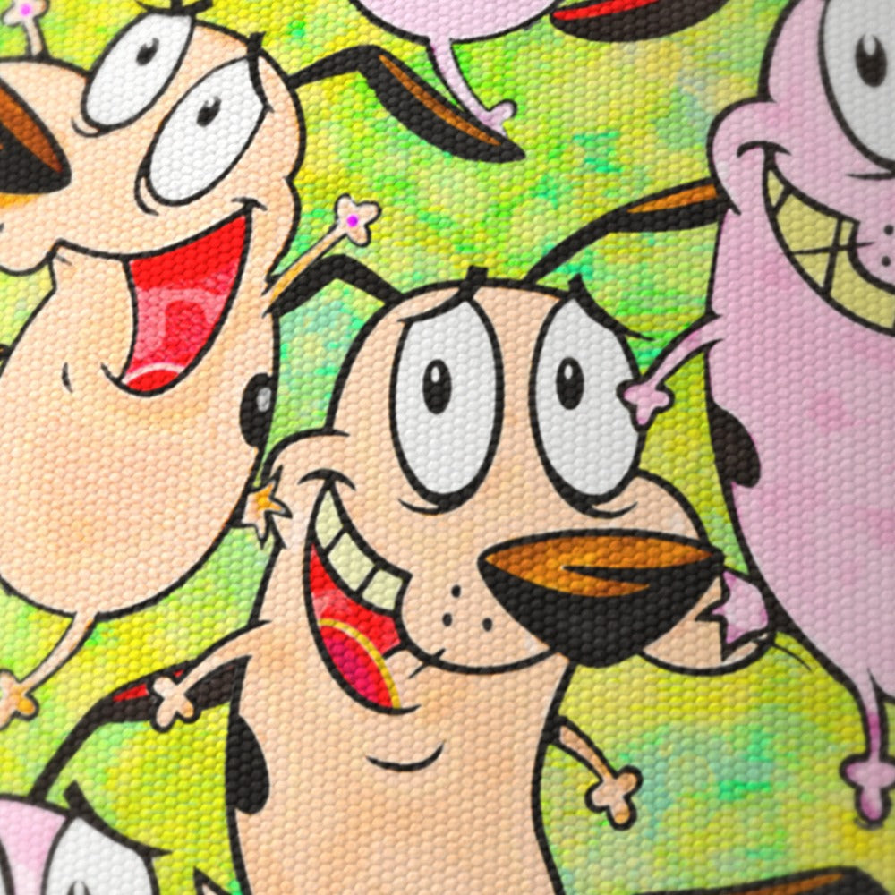 Colorful Cartoon Dog Pattern lampshade