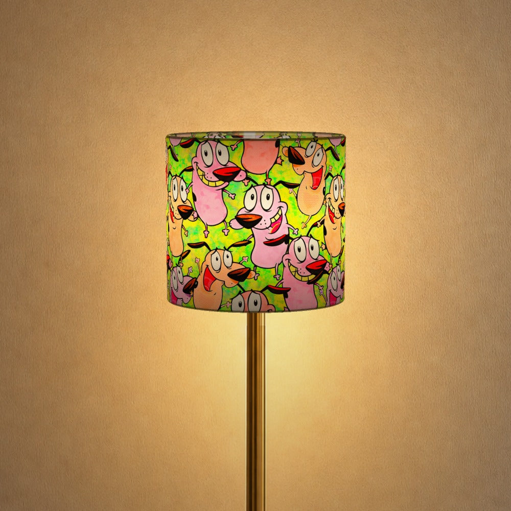 Colorful Cartoon Dog Pattern lampshade
