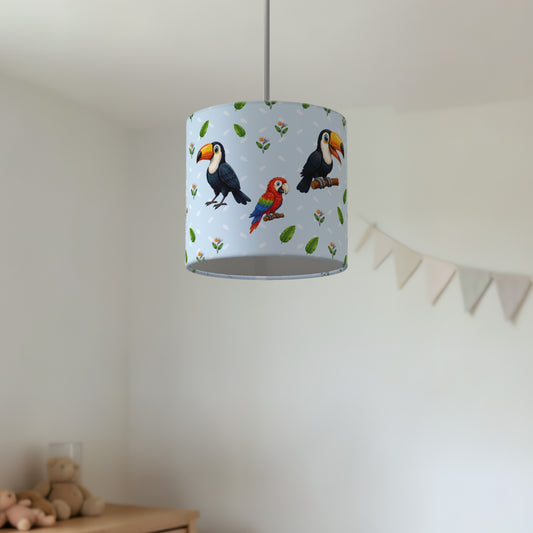 Sky Bird Friends lampshade - 20cm x 18.5cm Ceiling - photo 2