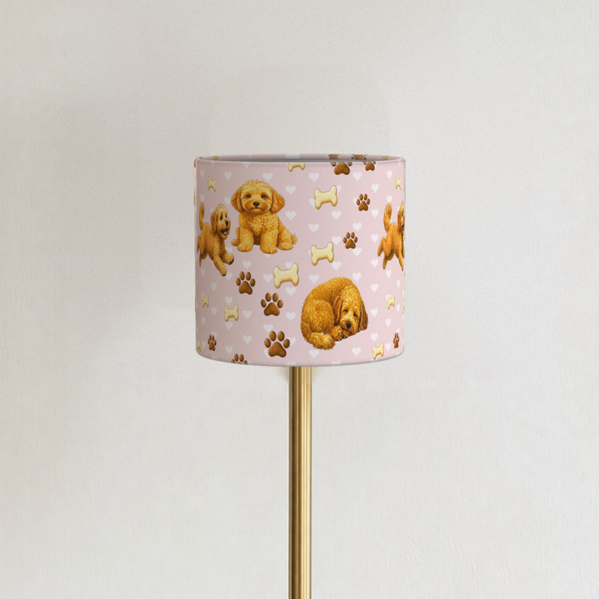 Blush Cockapoo Love lampshade - 20cm x 18.5cm Ceiling - photo 3