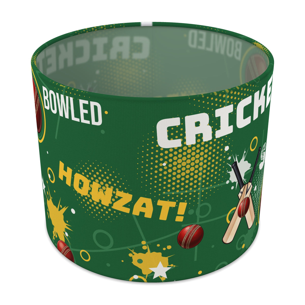 Pitch Cricket Crazy lampshade - 25cm x 20cm Table