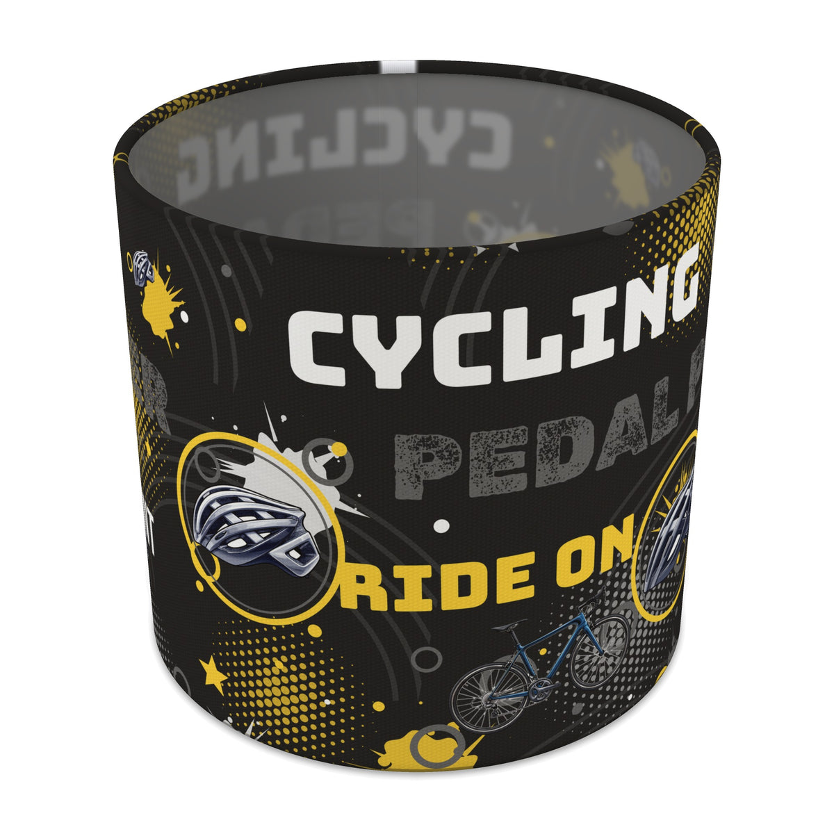Black Pedal Power lampshade - 20cm x 18.5cm Table