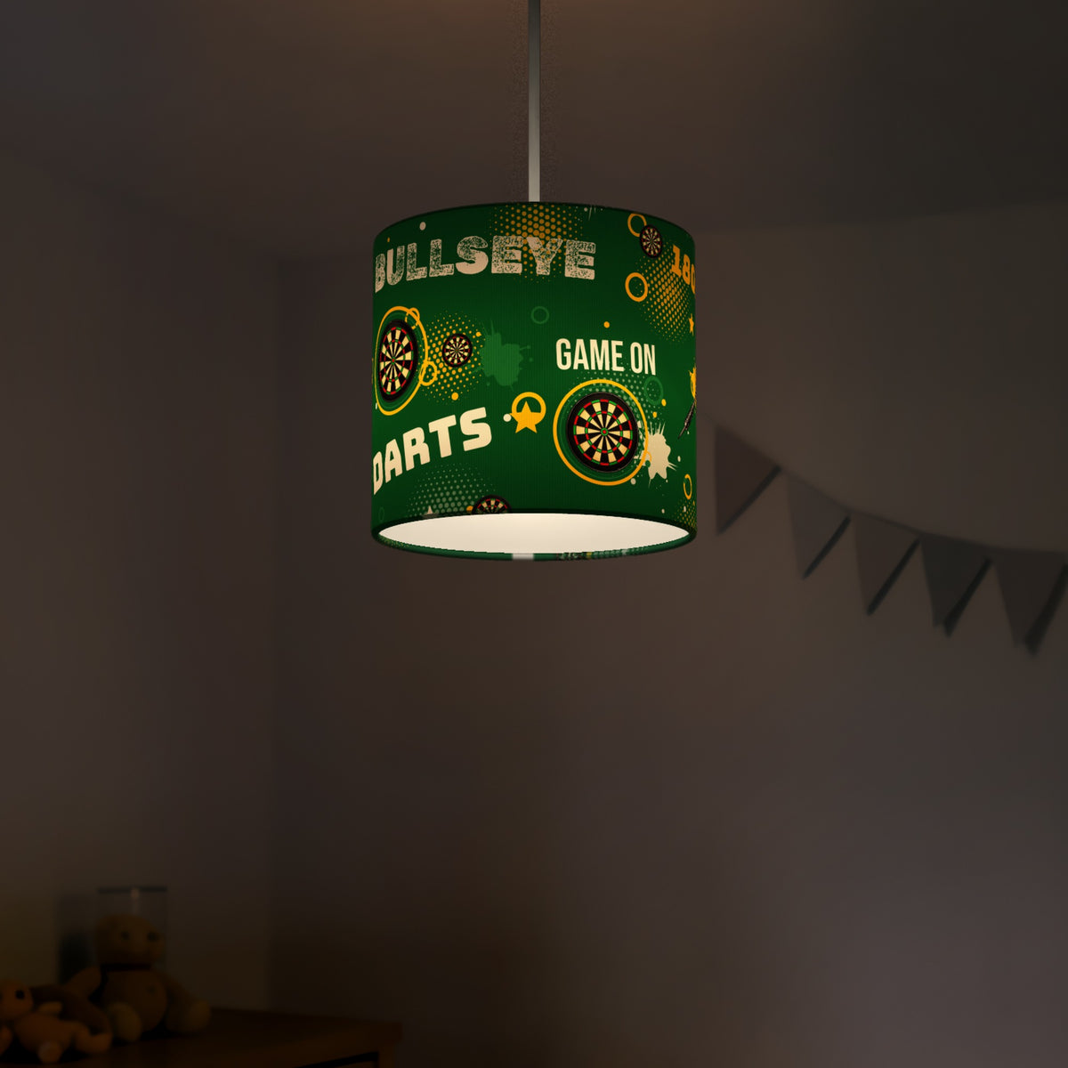Pitch Darts Night lampshade - 20cm x 18.5cm Ceiling - photo 5
