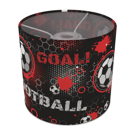 Black Football Crazy lampshade - 20cm x 18.5cm Ceiling - main photo