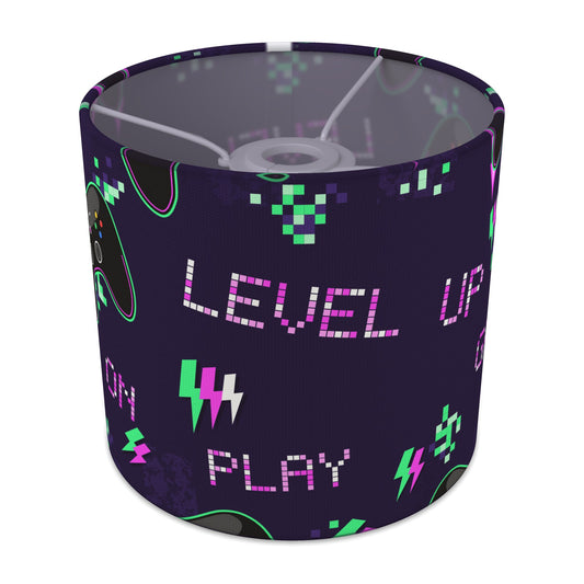 Neon Game On lampshade - 20cm x 18.5cm Ceiling - main photo