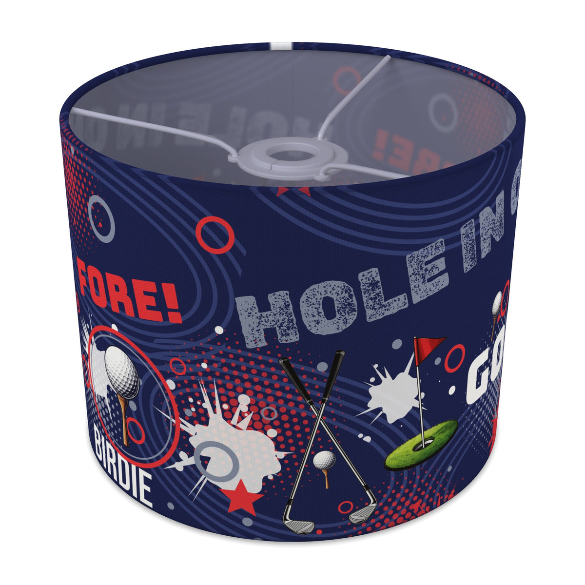 Navy Golf Pro lampshade - 25cm x 20cm Ceiling