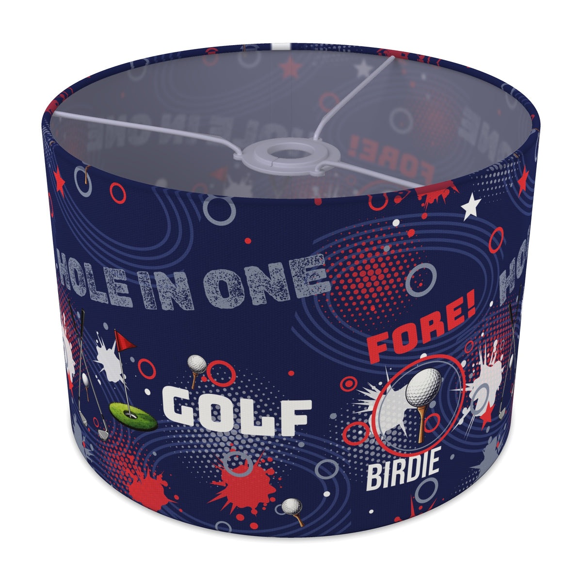 Navy Golf Pro lampshade - 30cm x 21cm Ceiling