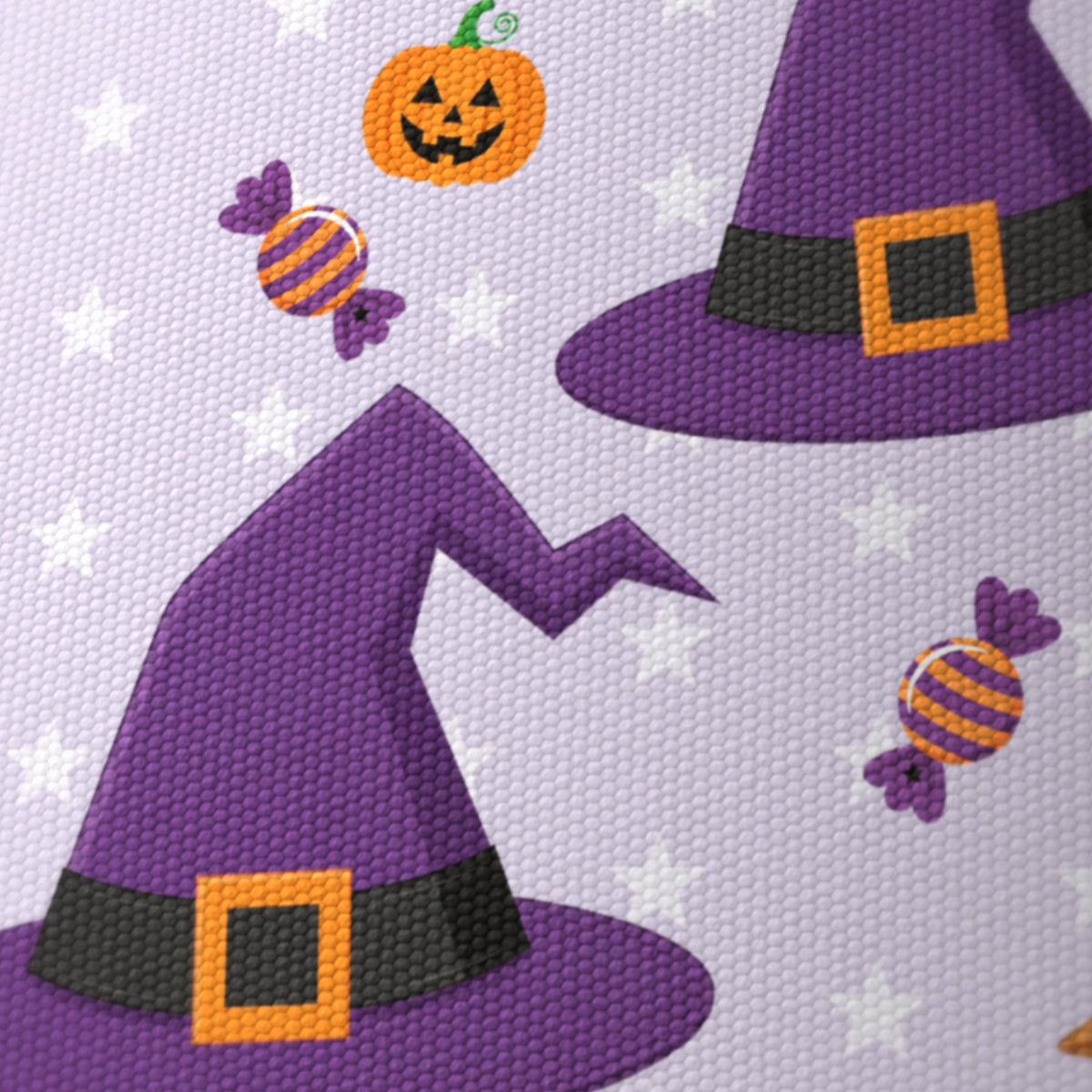 Lilac Halloween lampshade - 20cm x 18.5cm Ceiling - photo 6
