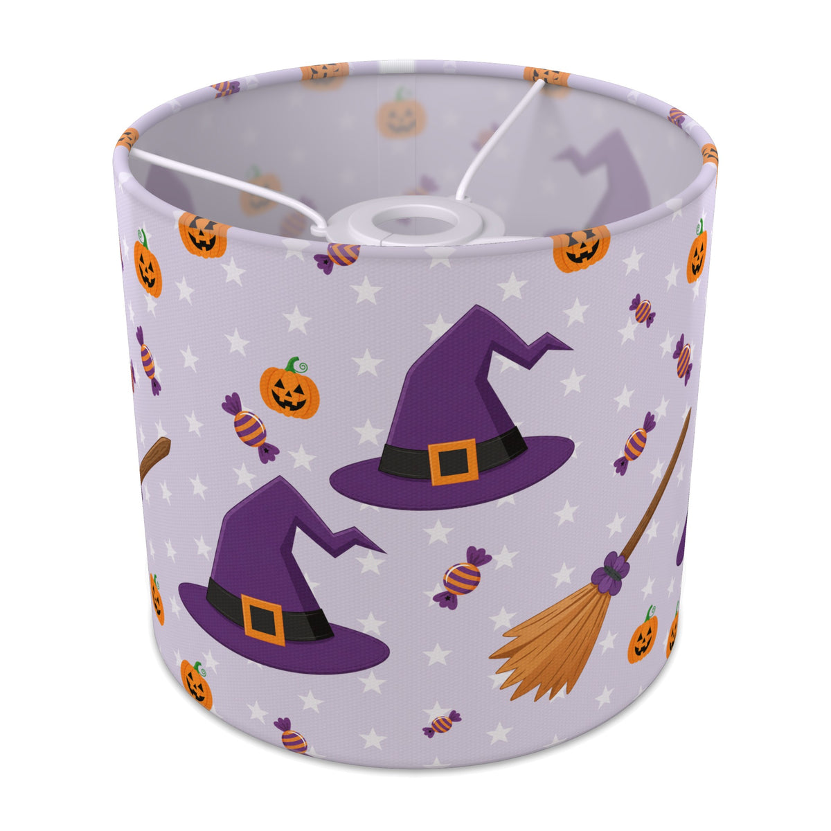 Lilac Halloween lampshade - 20cm x 18.5cm Ceiling - main photo