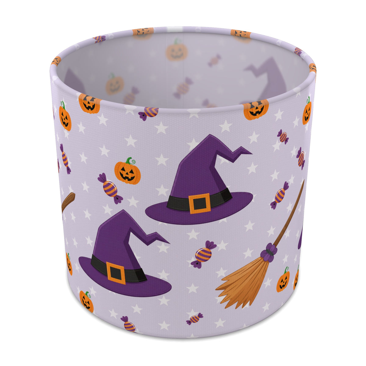Lilac Halloween lampshade - 20cm x 18.5cm Table