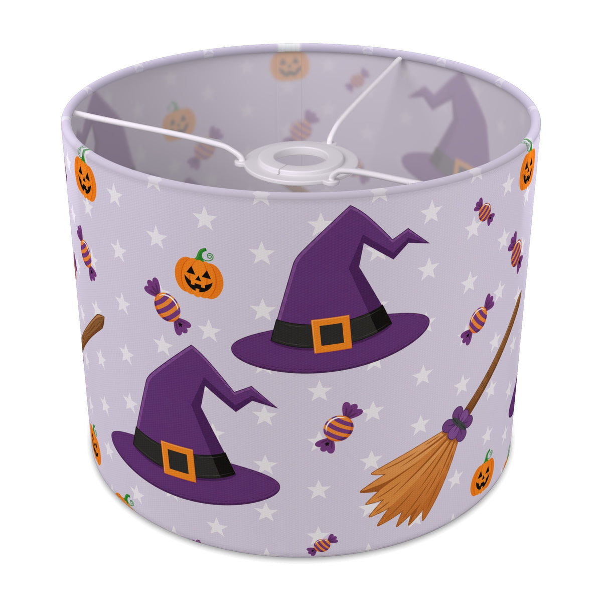 Lilac Halloween lampshade - 25cm x 20cm Ceiling