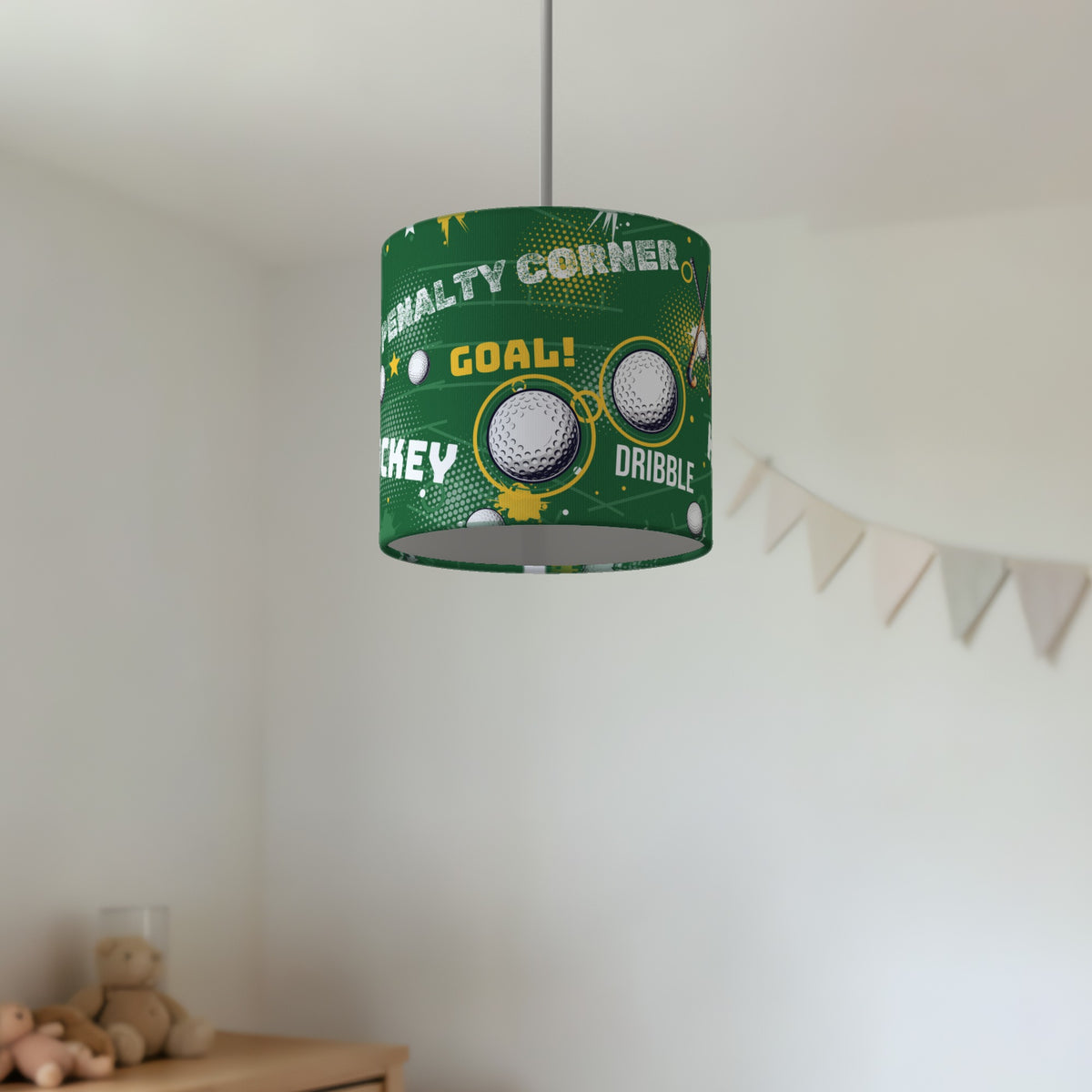 Pitch Hockey Hero lampshade - 20cm x 18.5cm Ceiling - photo 2