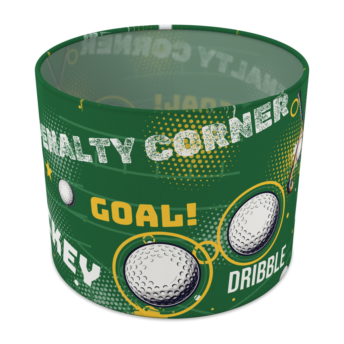 Pitch Hockey Hero lampshade - 25cm x 20cm Table