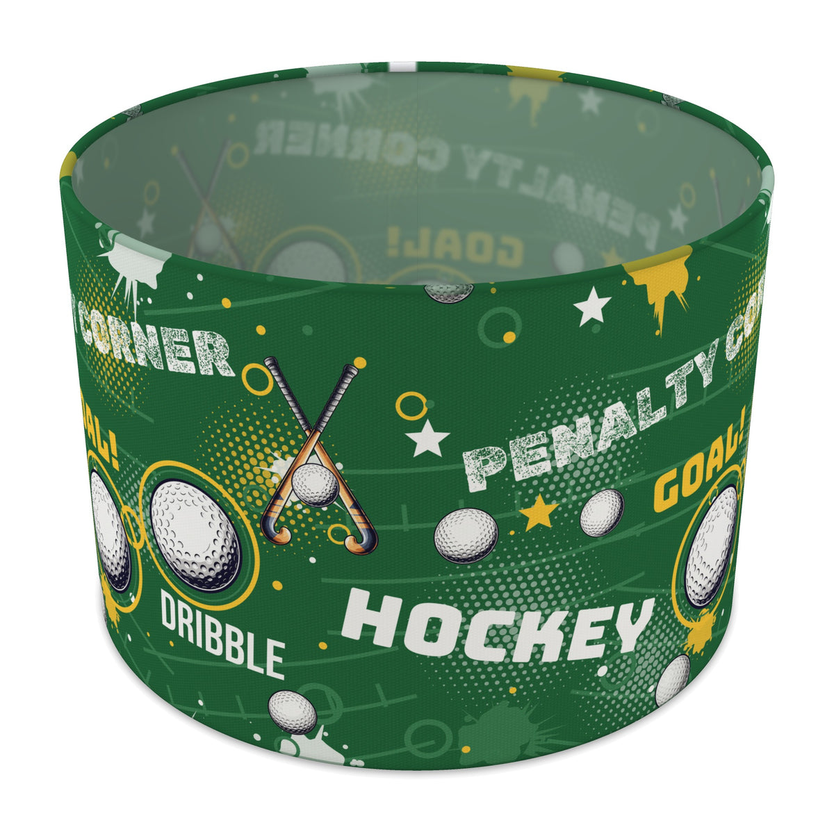 Pitch Hockey Hero lampshade - 30cm x 21cm Table
