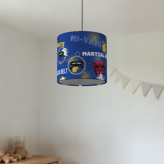 Royal Karate Kid lampshade - 20cm x 18.5cm Ceiling - photo 2