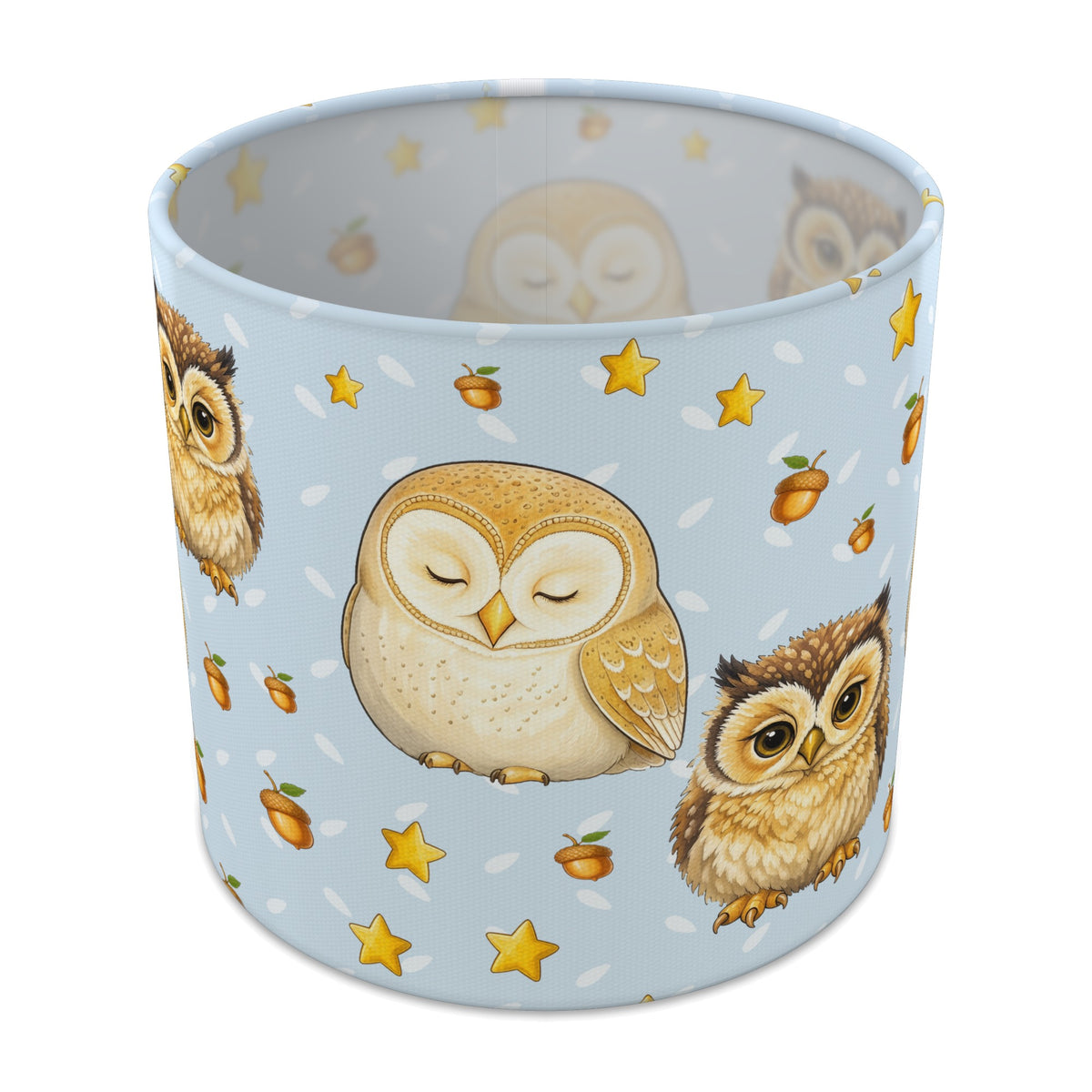 Sky Night Owls lampshade - 20cm x 18.5cm Table