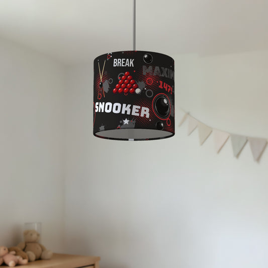 Black Snooker Break lampshade - 20cm x 18.5cm Ceiling - photo 2