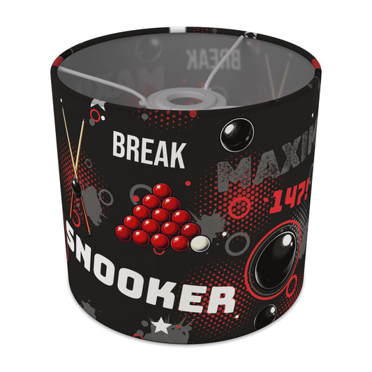Black Snooker Break lampshade - 20cm x 18.5cm Ceiling - main photo