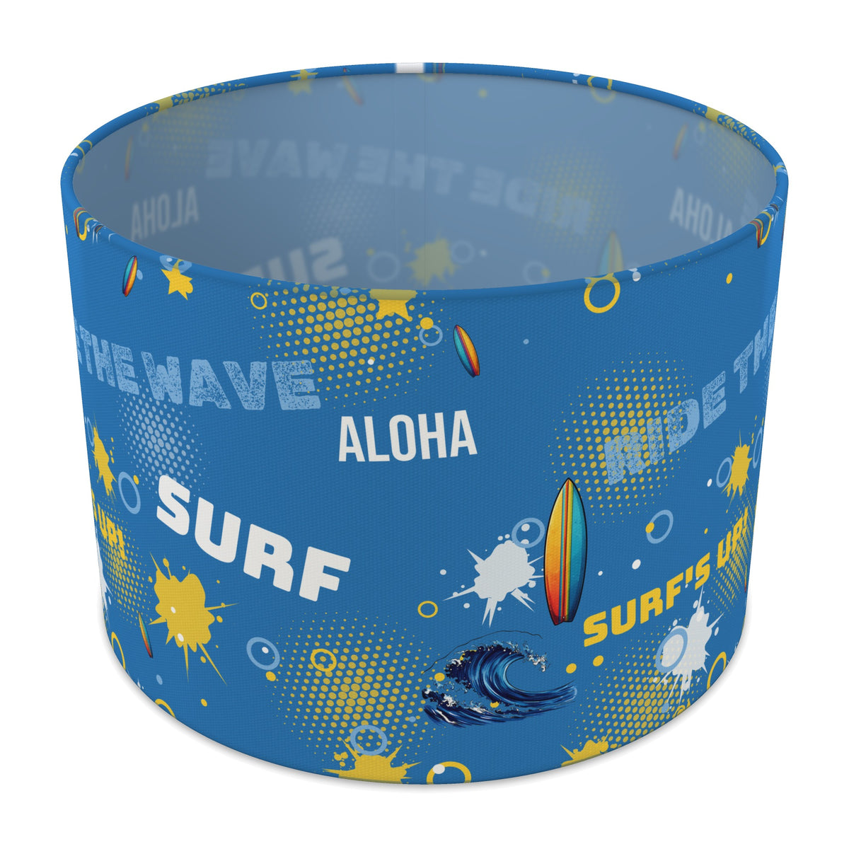 Sky Surf's Up lampshade - 30cm x 21cm Table