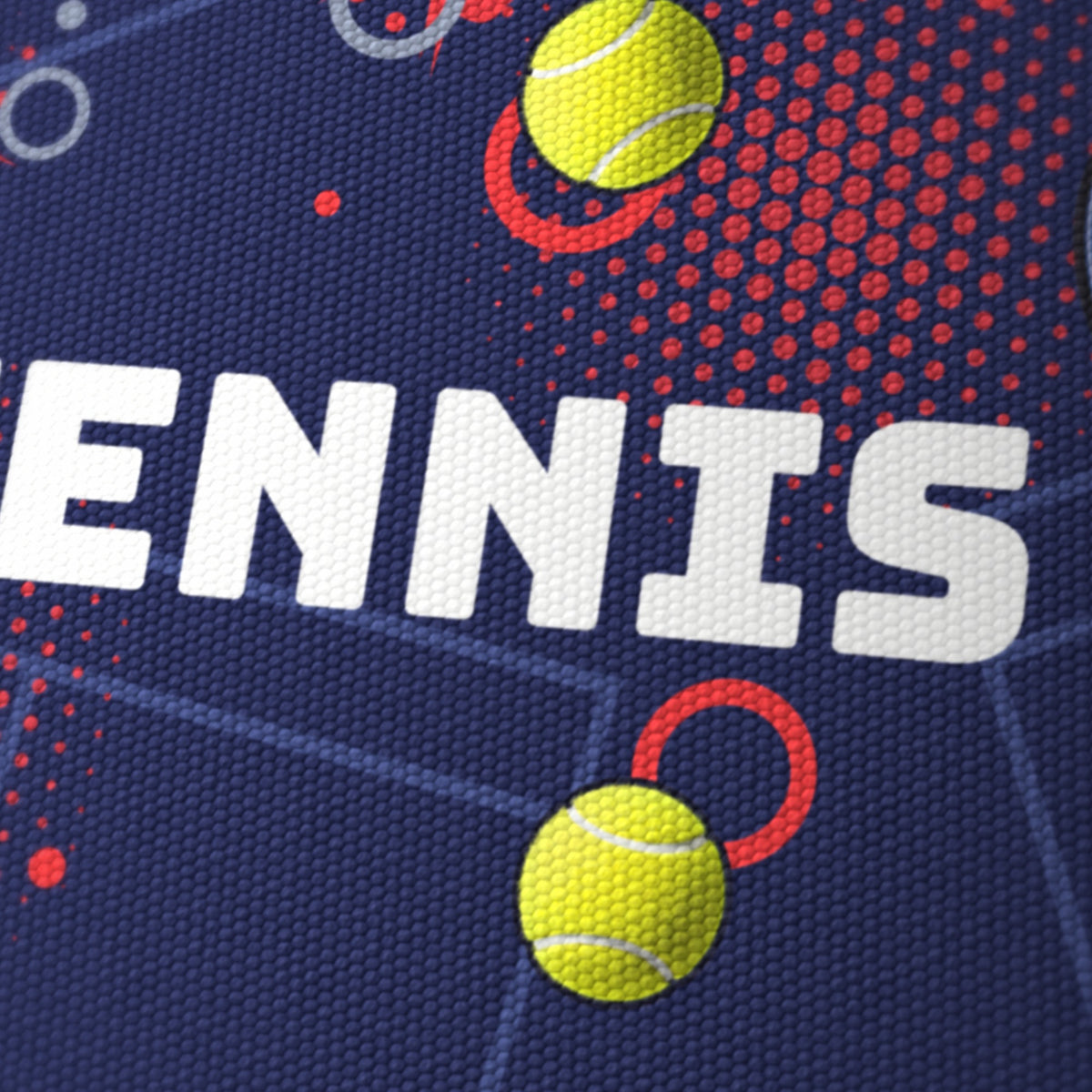 Navy Tennis Ace lampshade - 20cm x 18.5cm Ceiling - photo 6