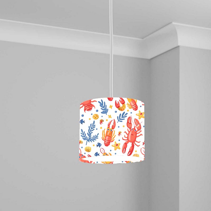 Aquatic Lampshade Kids Bedroom LightShade ver29 20CM X 18.5CM