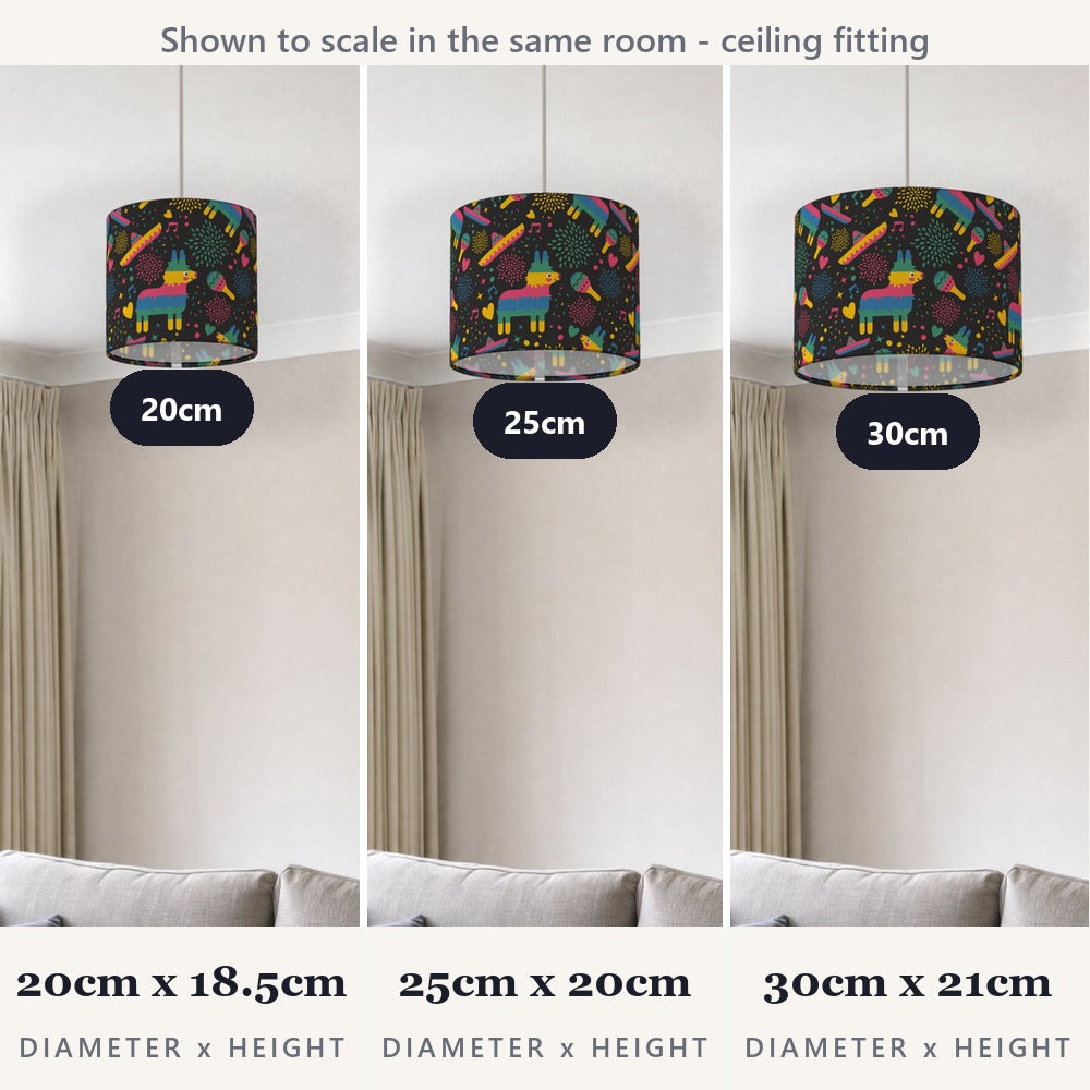 Colorful Fiesta Pinata Pattern lampshade