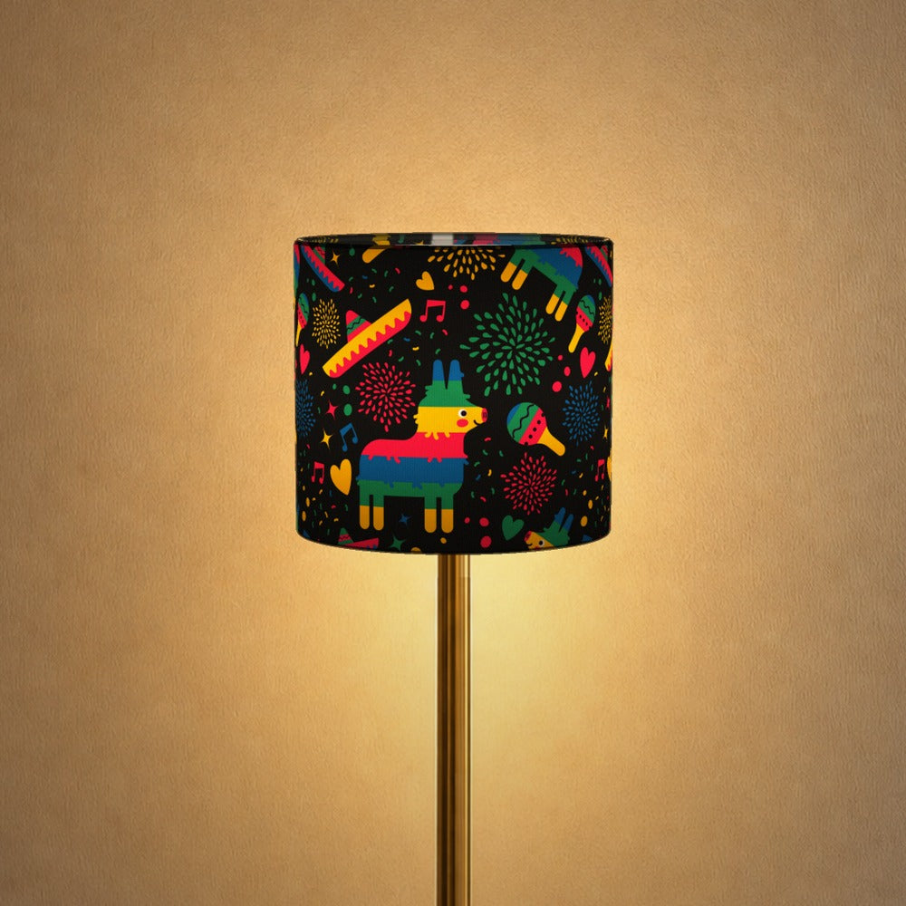 Colorful Fiesta Pinata Pattern lampshade