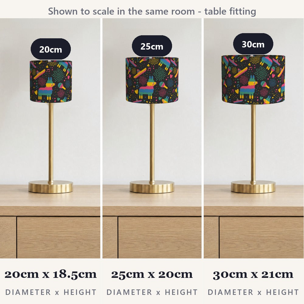 Colorful Fiesta Pinata Pattern lampshade