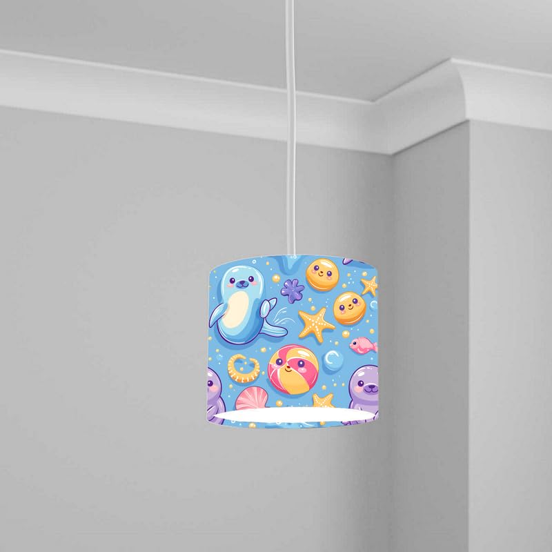Aquatic Lampshade Kids Bedroom LightShade ver210 20CM X 18.5CM
