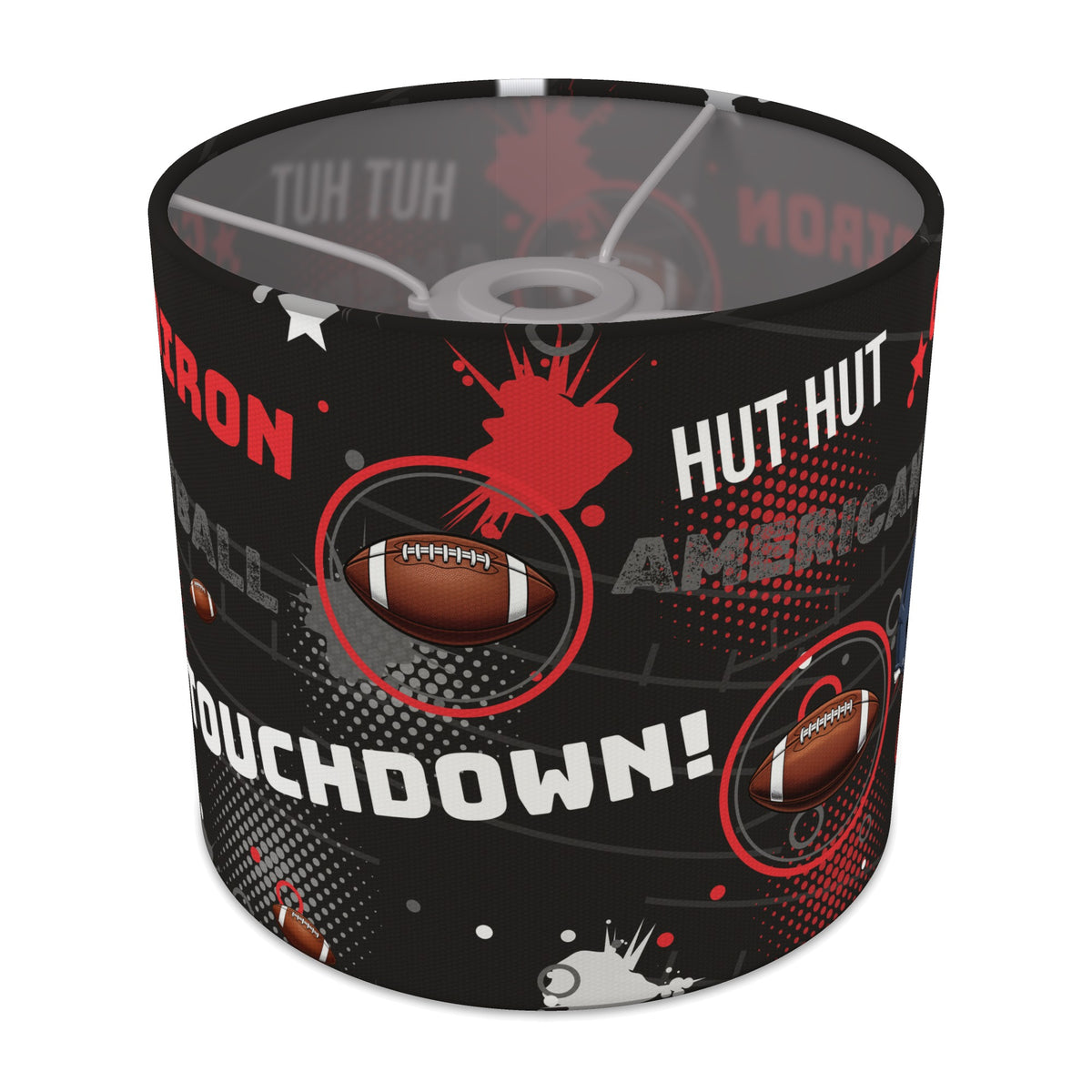 Black Touchdown lampshade - 20cm x 18.5cm Ceiling - main photo